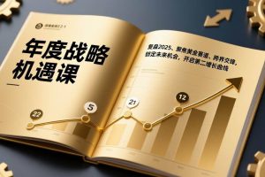 （17077期）年度战略机遇课，复盘2025、聚焦黄金赛道、跨界交锋，锁定未来机会，开启第二增长曲线