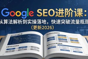 （18048期）Google SEO进阶课：从算法解析到实操落地，快速突破流量瓶颈（更新2026）